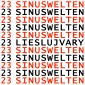 23 sinuswelten